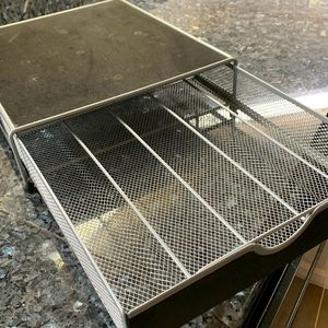 Keurig K cup holder for under coffee maker storage holds 40 k cups